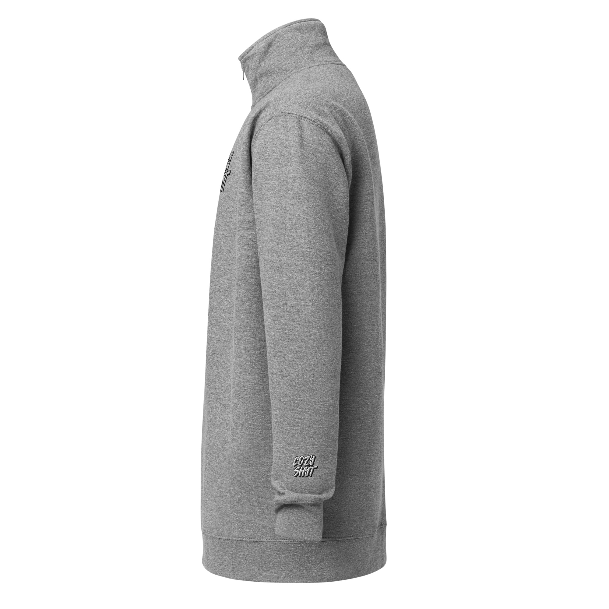 Cozy Fleece Sweatshirt - Grey - Image 5