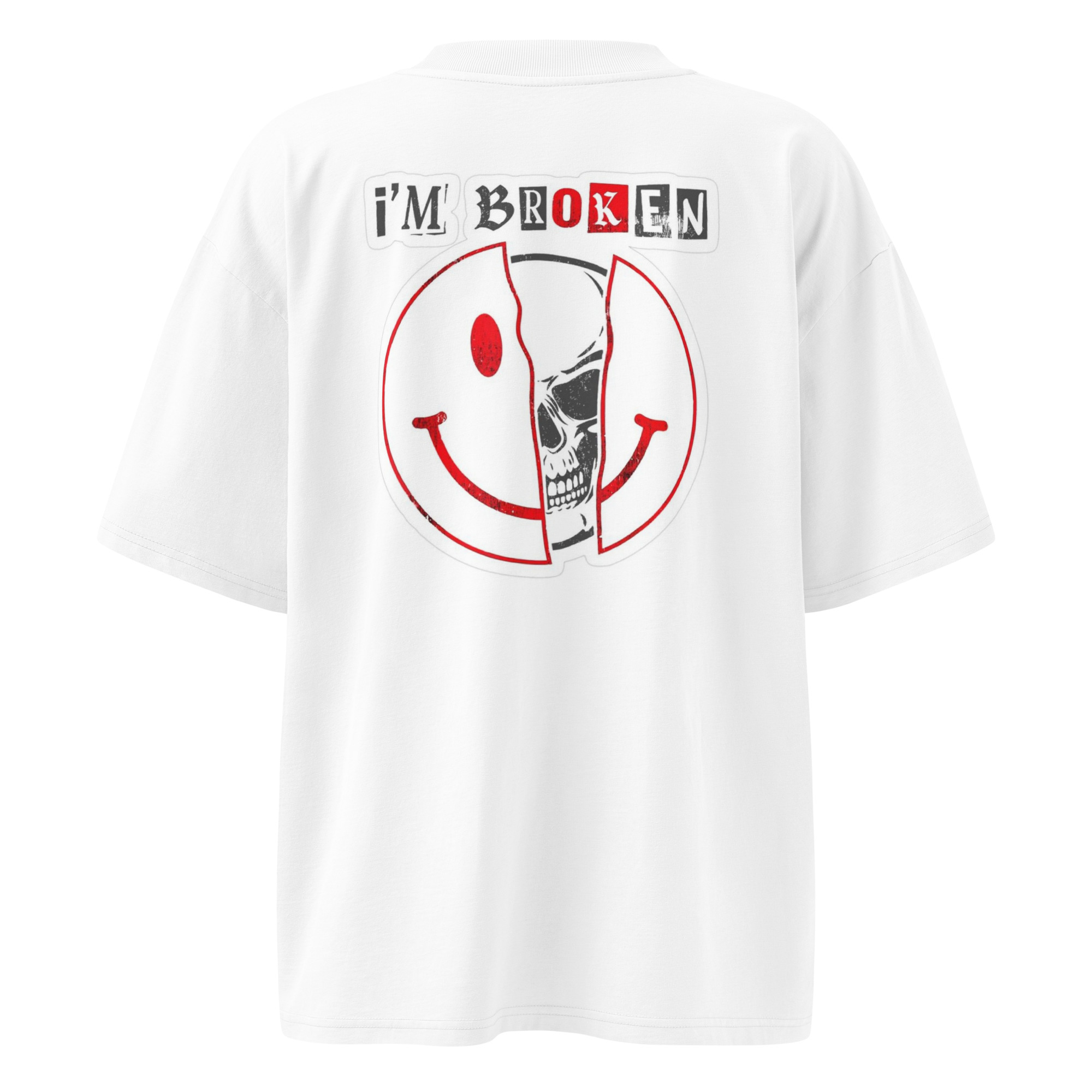 Unisex organic oversized high neck t-shirt - Image 4