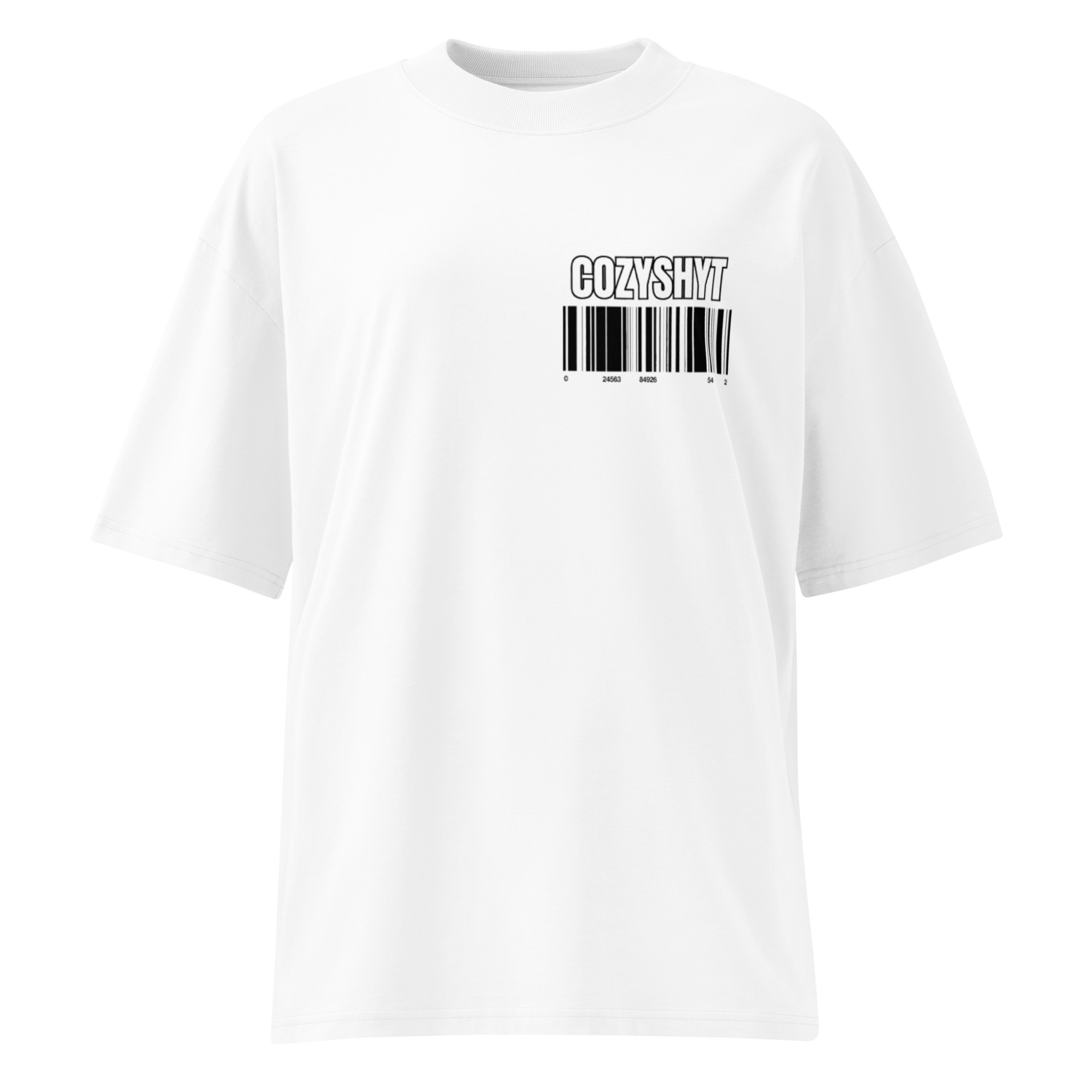 Unisex organic oversized high neck t-shirt - Image 7