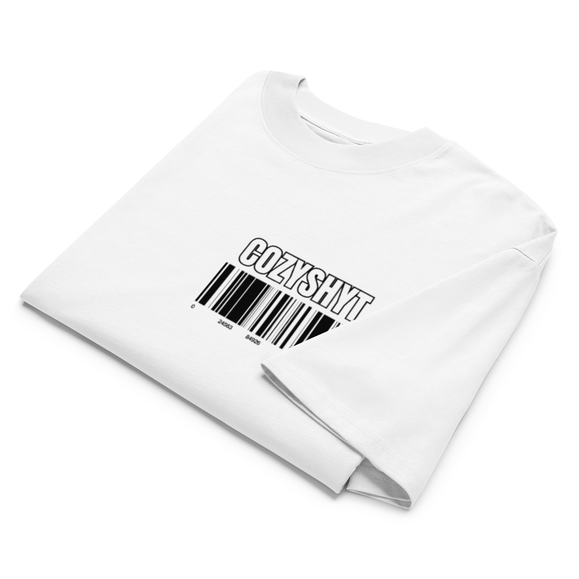 Unisex organic oversized high neck t-shirt - Image 8