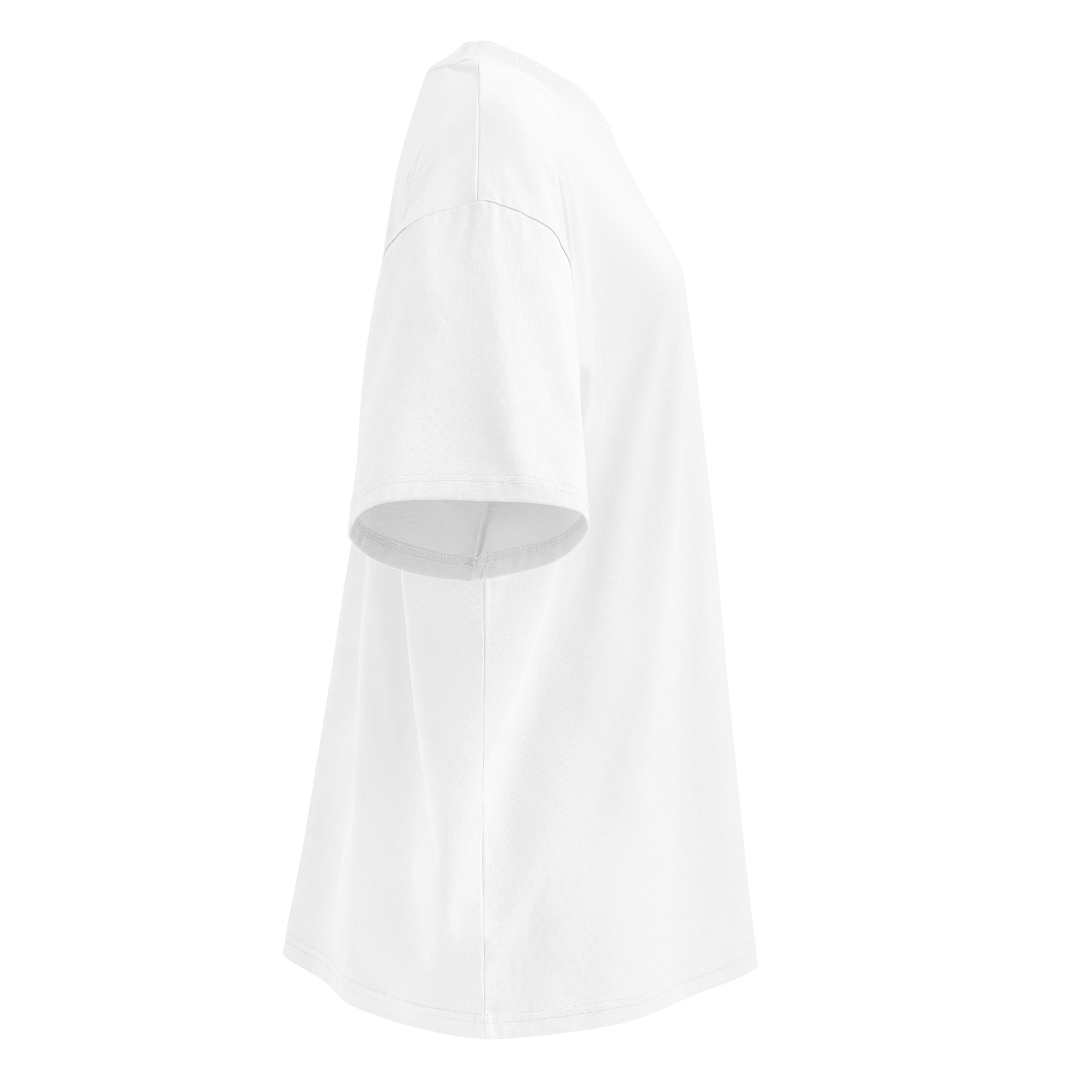 Unisex organic oversized high neck t-shirt - Image 2